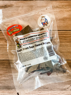 Maple Brown Sugar Flavored Beef Jerky